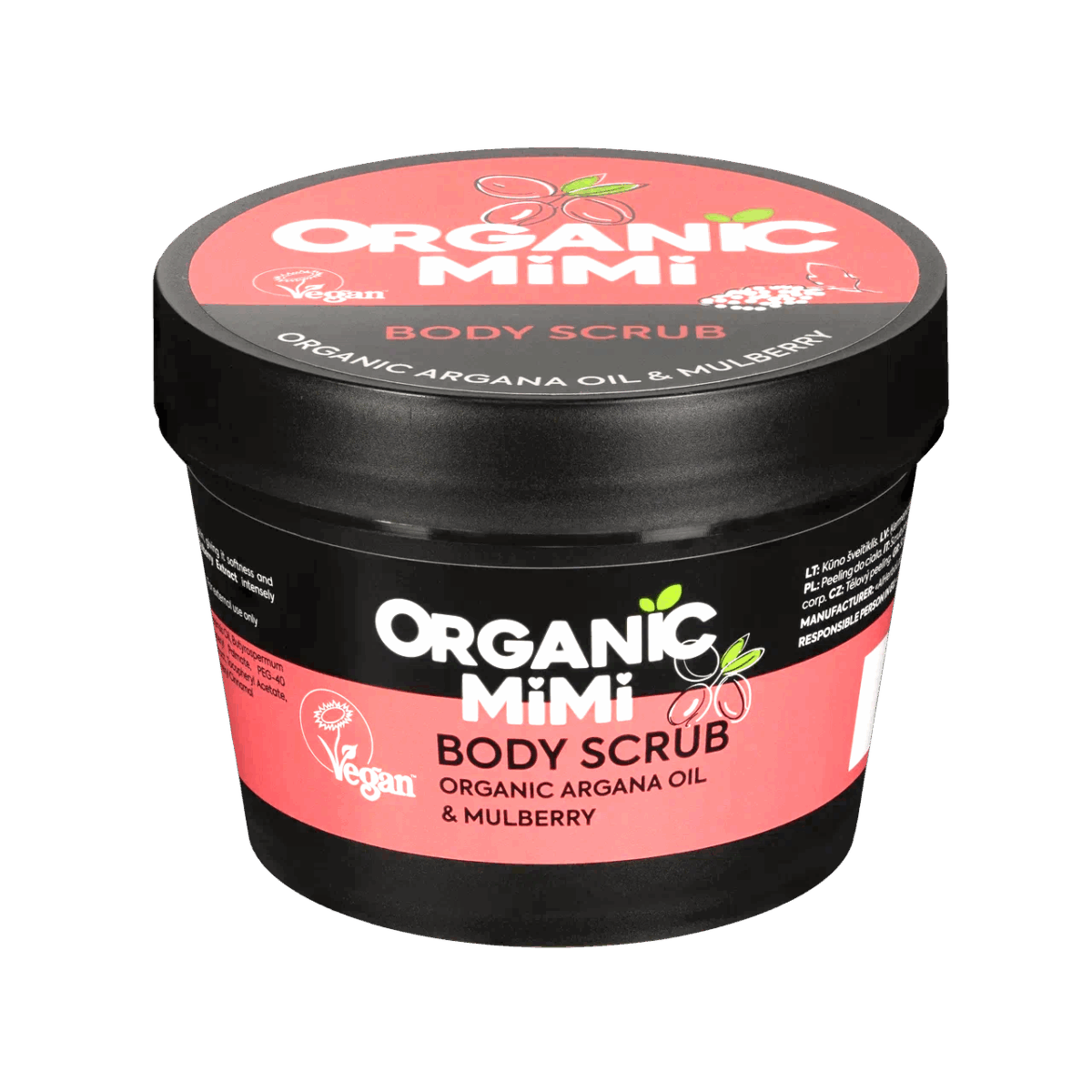 Organic Mimi Piling za telo Argan & Dud, 120 g | VESNA.RS