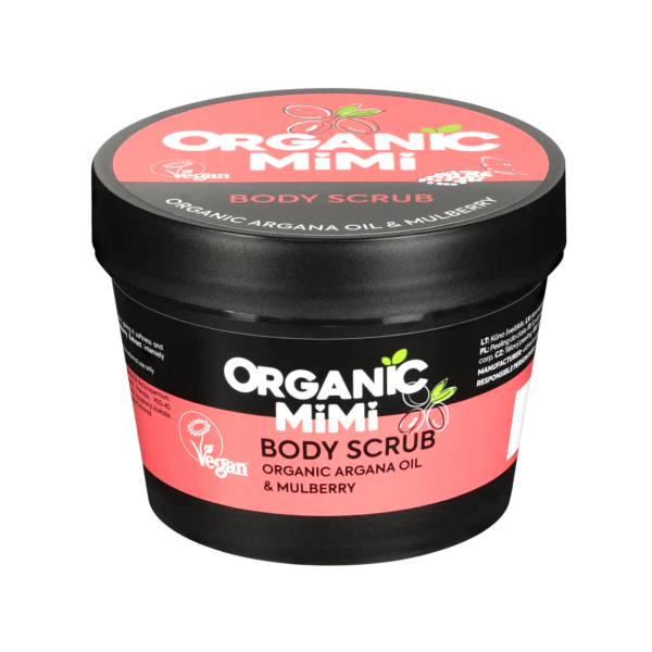 Organic Mimi Piling za telo Argan & Dud, 120 g | VESNA