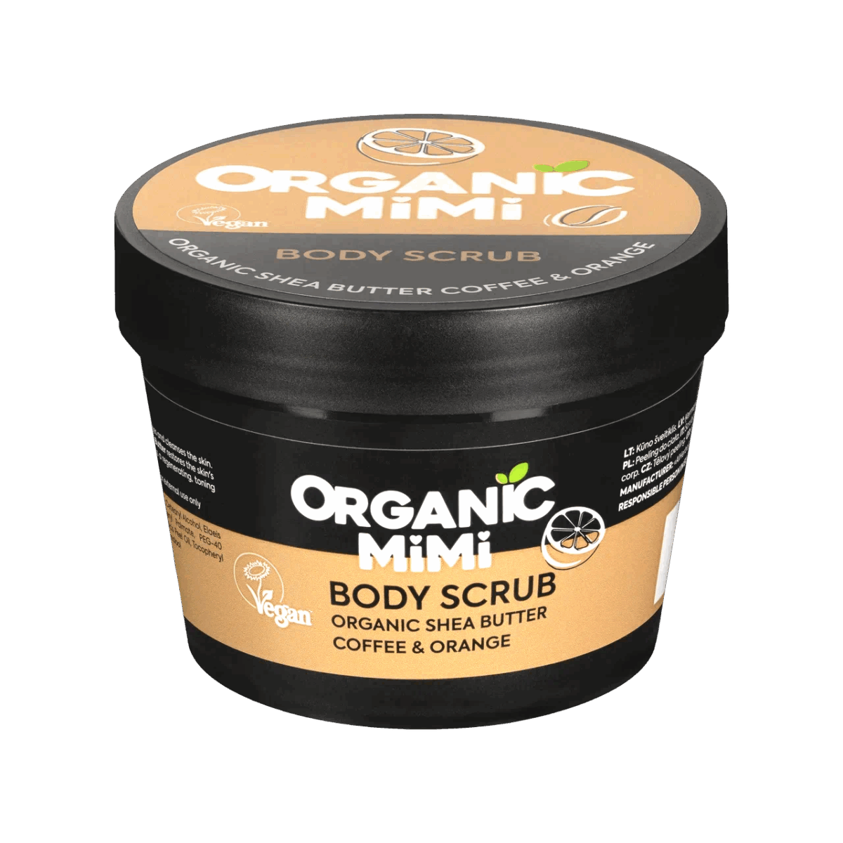 Organic Mimi Piling za telo Kafa & Narandža, 120 g | VESNA.RS