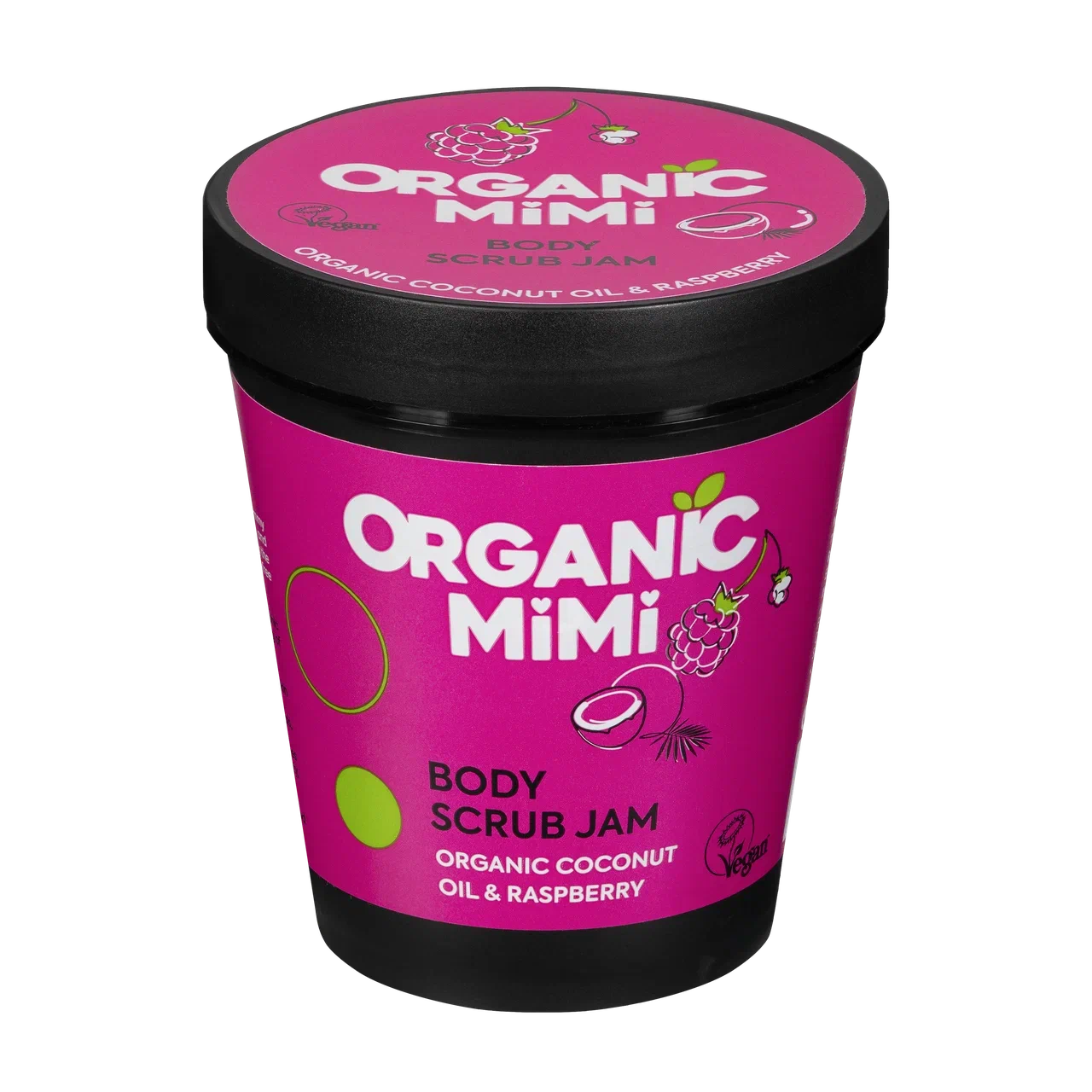 Organic Mimi Džem piling za telo Kokos & Malina, 250 g | VESNA.RS