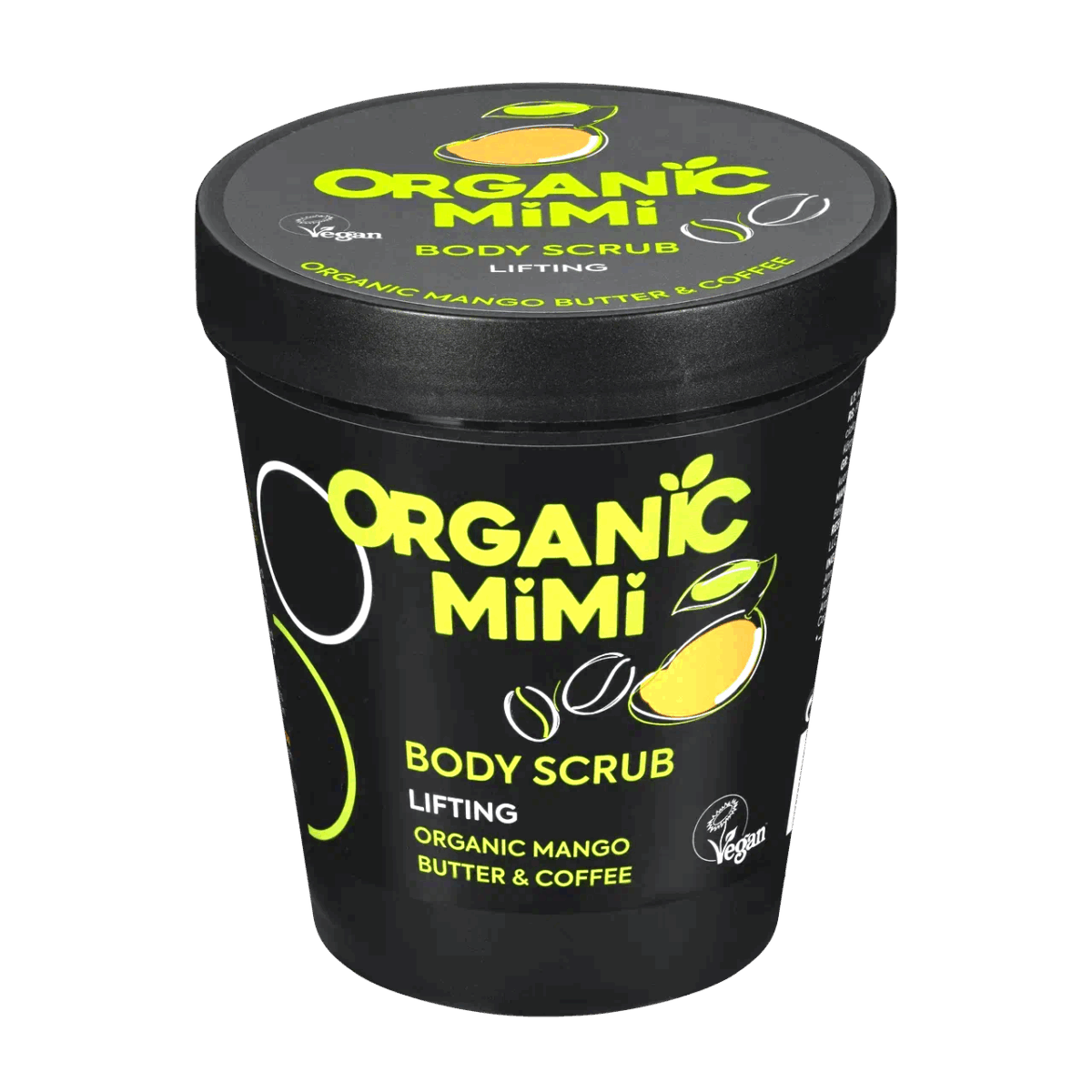 Organic Mimi Piling za telo Mango & Kafa, 250 g | VESNA.RS