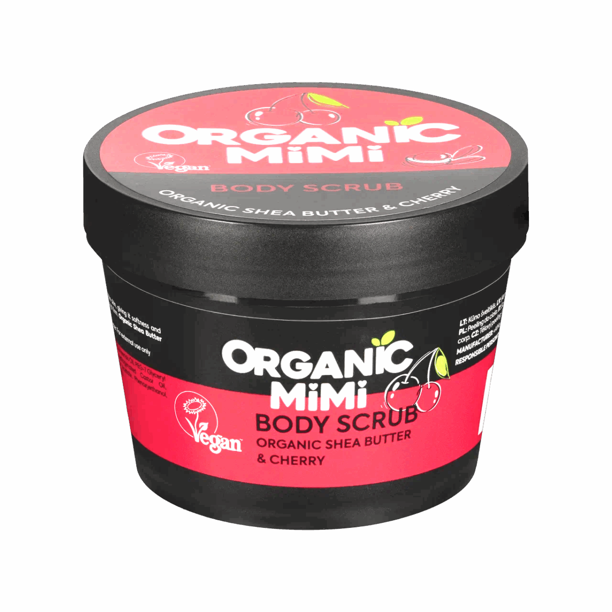 Organic Mimi Piling za telo Ši & Višnja, 120 g | VESNA.RS