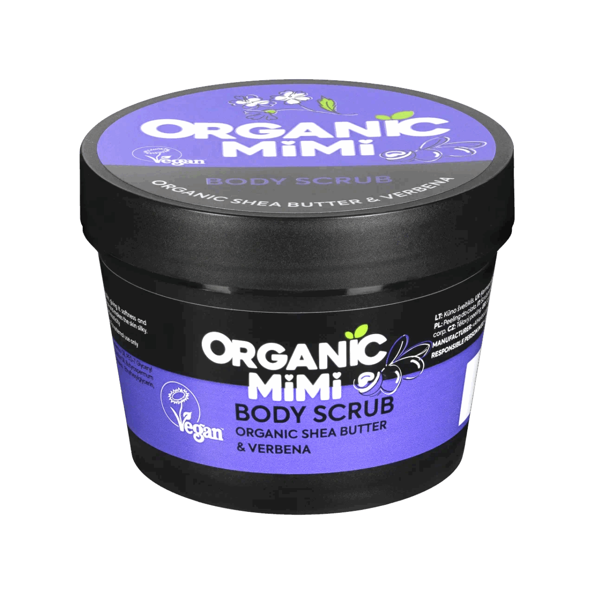 Organic Mimi Piling za telo Ši & Verbena, 120 g | VESNA.RS