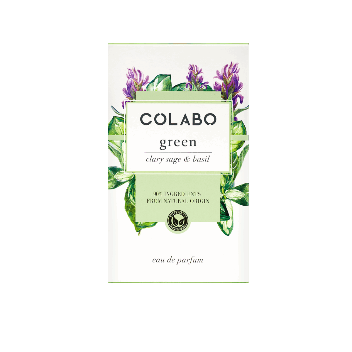 COLABO Toaletna voda GREEN Clary sage & basil, 100 ml | VESNA.RS