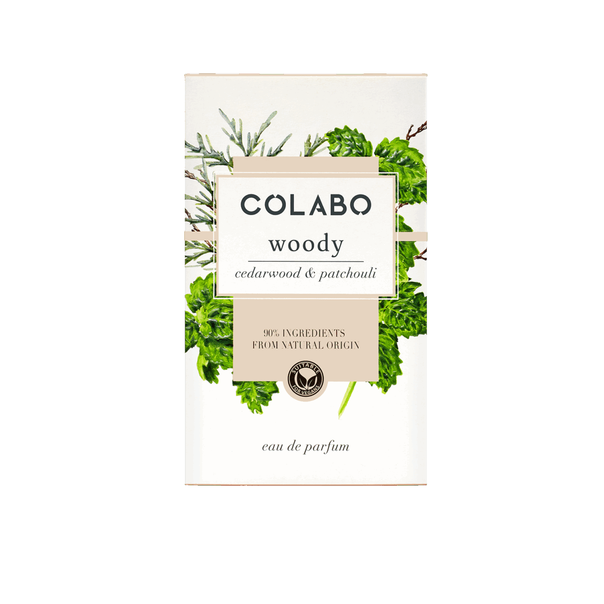 COLABO Toaletna voda WOODY Cedarwood & patchouli, 100 ml | VESNA.RS