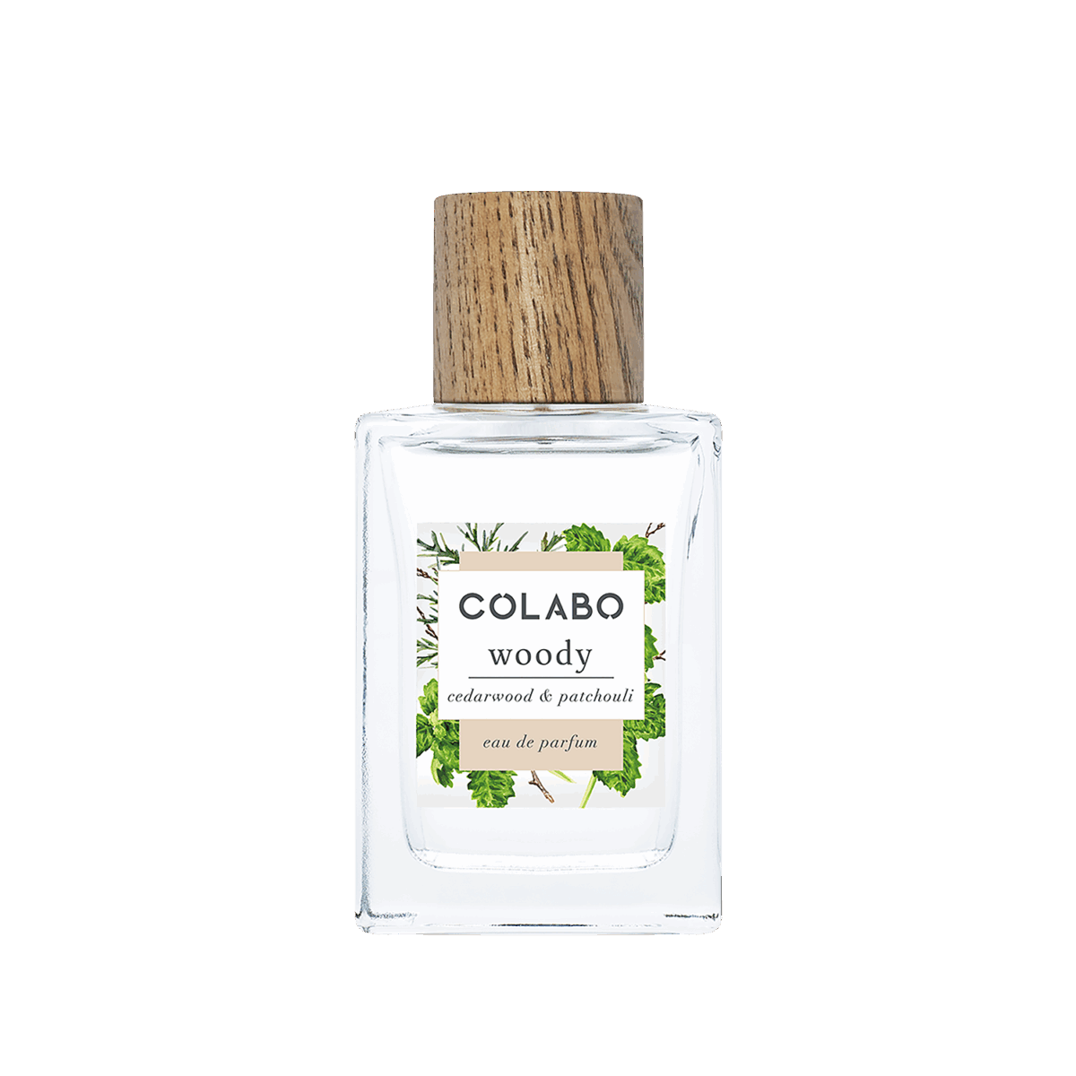 COLABO Toaletna voda WOODY Cedarwood & patchouli, 100 ml | VESNA.RS
