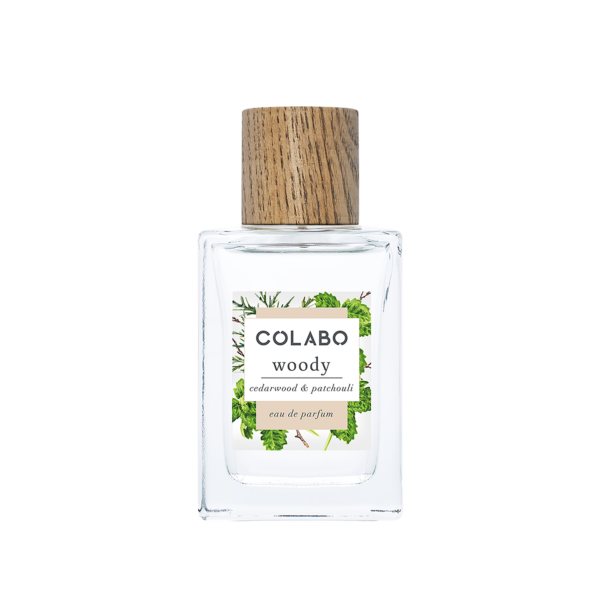 COLABO Toaletna voda WOODY Cedarwood & patchouli, 100 ml | VESNA