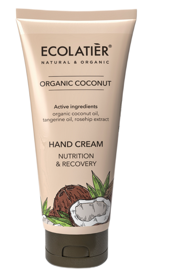 ECOLATIER Krema za ruke Organic Coconut, 100 ml | VESNA