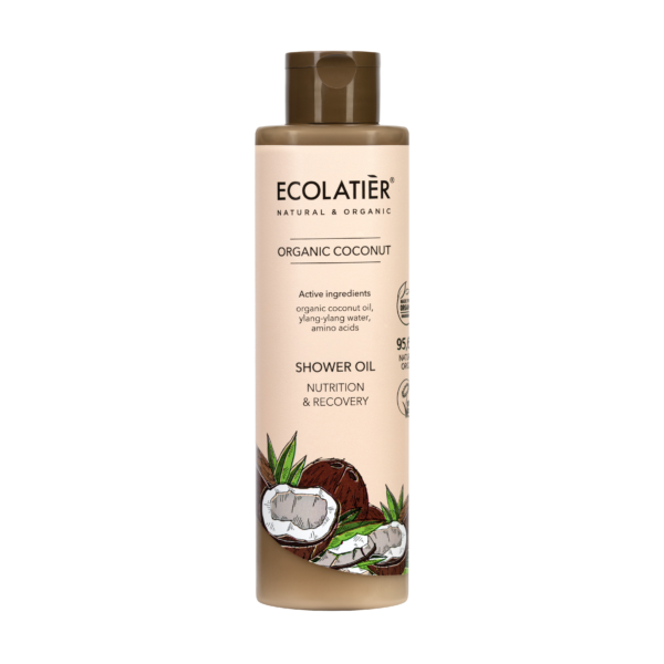 ECOLATIER Ulje za tuširanje Organic Coconut, 250 ml | VESNA