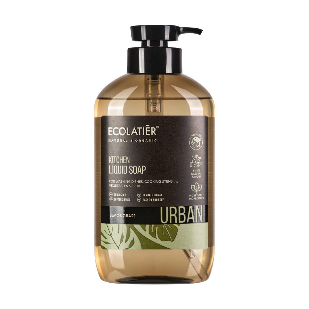 ECOLATIER URBAN Kuhinjski tečni sapun Limunska trava, 600 ml | VESNA.RS