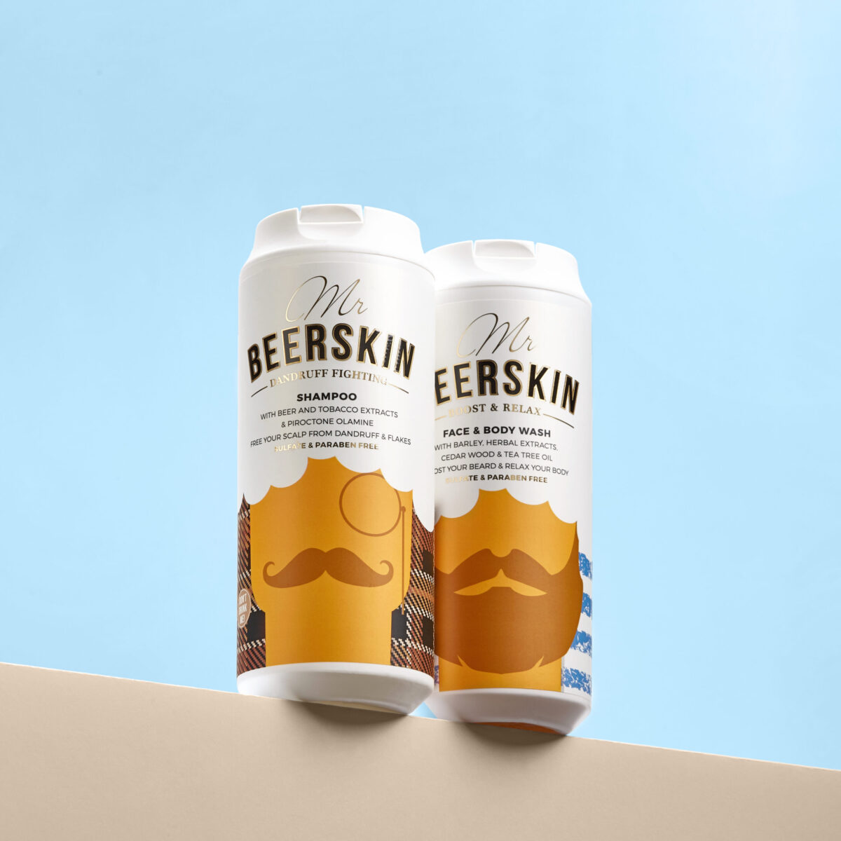 BEERSKIN Poklon set Mr. BEERSKIN HELLO BRO DANDRUFF FIGHTING ŠAMPON & LICE & TELO GEL ZA TUŠIRANJE | VESNA.RS
