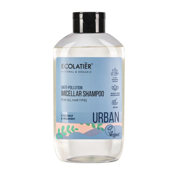 ECOLATIER URBAN Micelarni šampon Anti-Pollution, 600 ml | VESNA