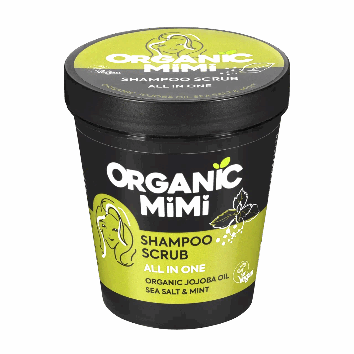 Organic Mimi Piling šampon Morska so & Mint, 280 g | VESNA.RS