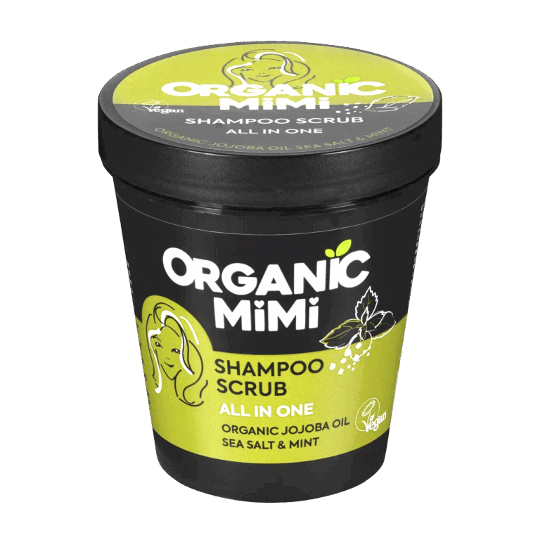 Organic Mimi Piling šampon Morska so & Mint, 280 g | VESNA.RS