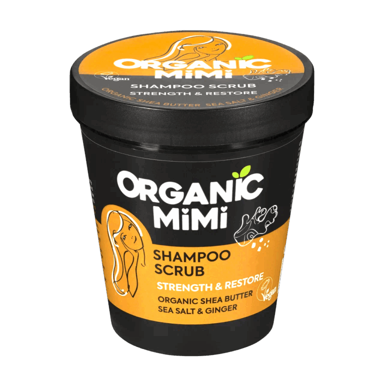 Organic Mimi Piling šampon Morska so & Đumbir, 280 g | VESNA.RS