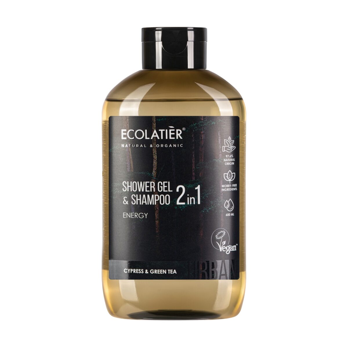 ECOLATIER URBAN 2u1 Gel za tuširanje i šampon Energy, 600 ml | VESNA.RS