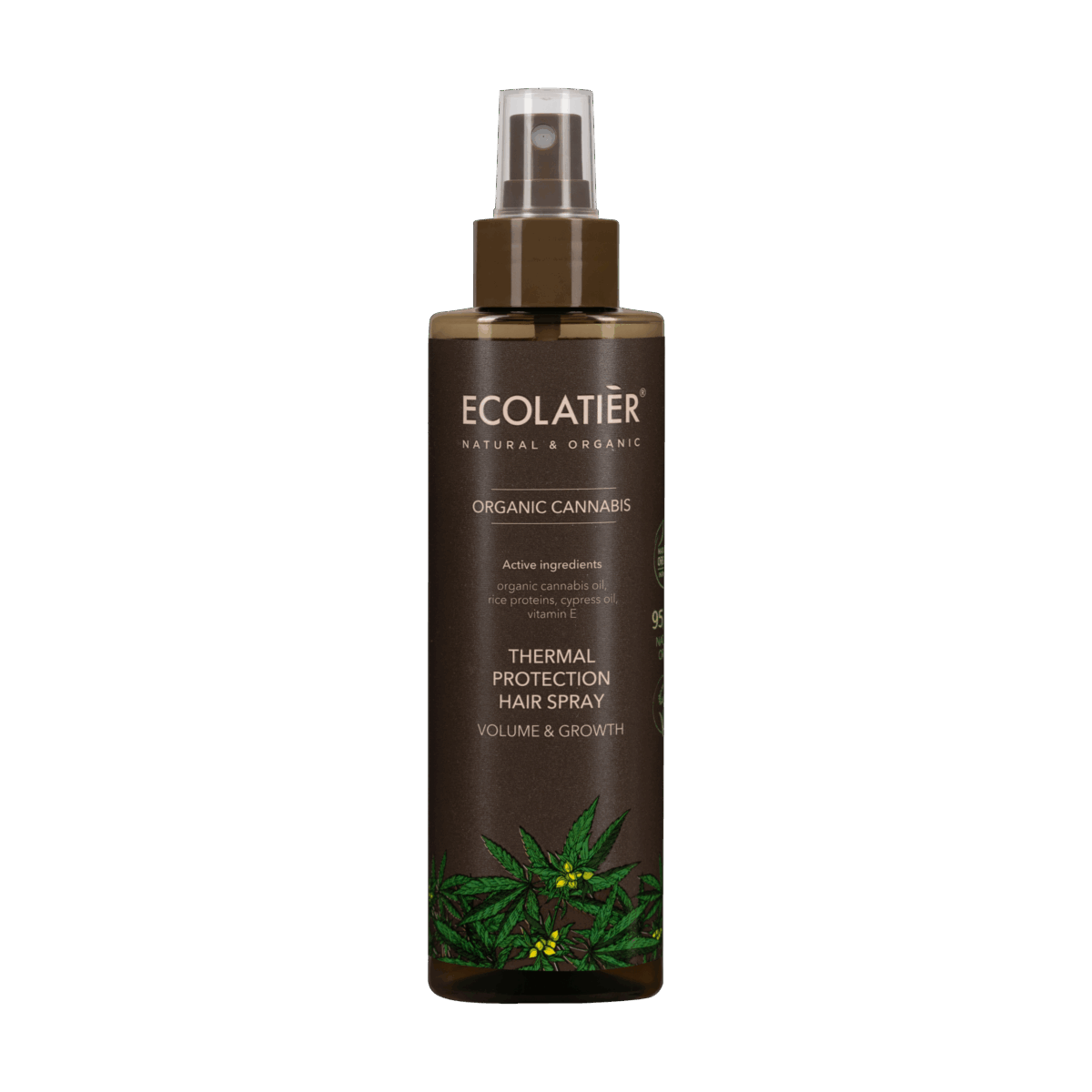ECOLATIER Sprej za zaštitu kose od toplote Organic Cannabis, 200 ml | VESNA.RS
