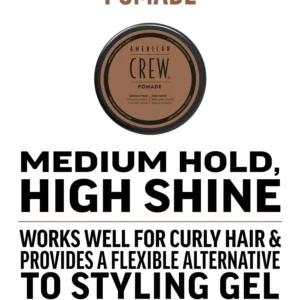 American Crew Pomada za oblikovanje kose, srednje držanje i srednji sjaj Pomade, 85 g | VESNA