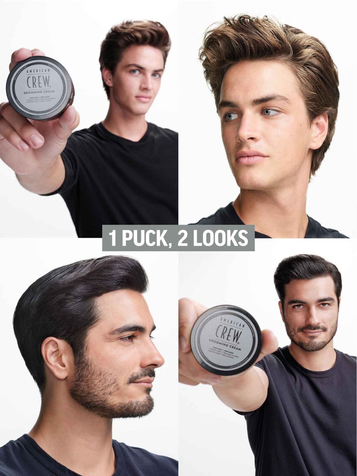American Crew Krema sa jakim držanjem i visokim nivoom sjaja za oblikovanje kose Grooming cream, 85 g | VESNA.RS