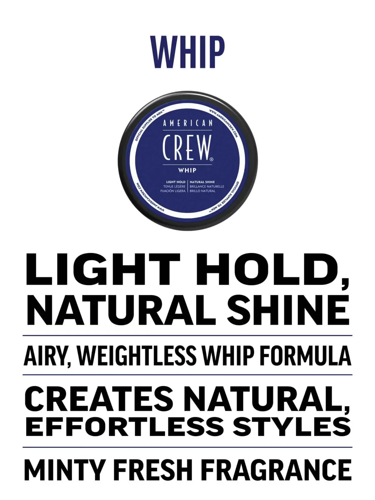American Crew WHIP za stilizovanje kose, 85 g | VESNA.RS