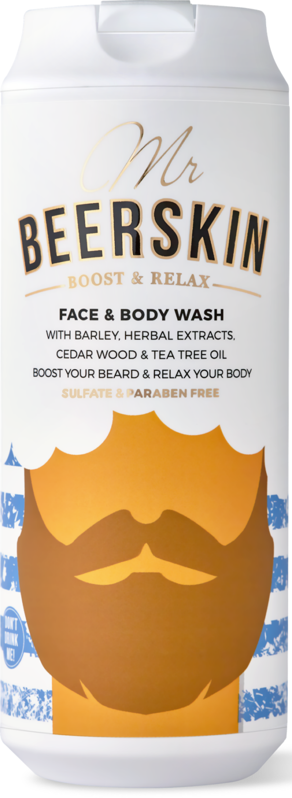 BEERSKIN Gel za lice i telo Mr. BEERSKIN BOOST & RELAX, 440 ml | VESNA