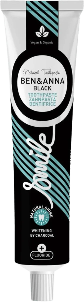 BEN & ANNA Pasta za izbeljivanje zuba TUBE - BLACK, 75ml | VESNA.RS