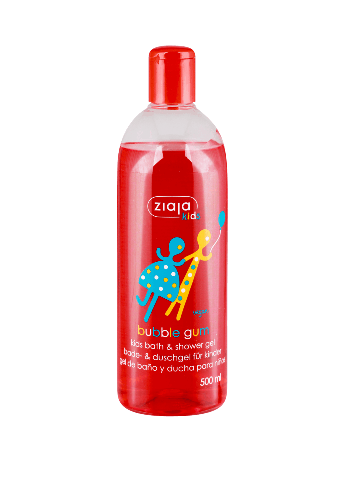 ZIAJA Dečija kupka i gel za tuširanje Bubble Gum, 500 ml | VESNA.RS