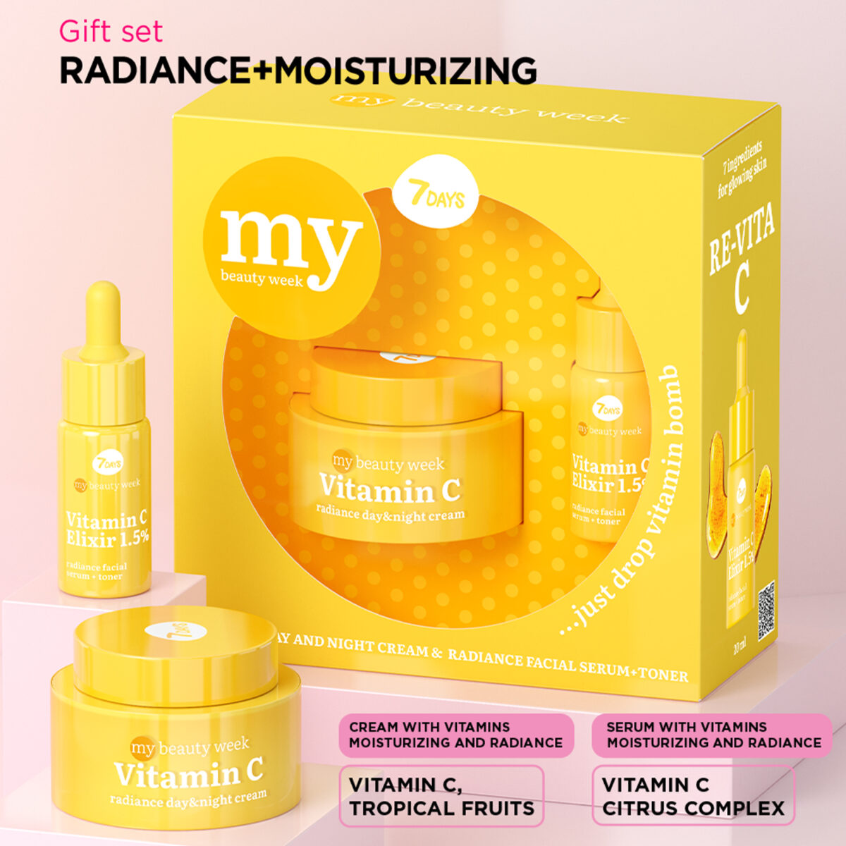 7DAYS MY BEAUTY WEEK JUST DROP VITAMIN BOMB Poklon set kozmetike za lice | VESNA.RS