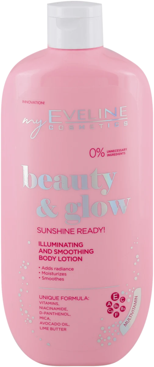 EVELINE Beauty & Glow Losion za telo – Illuminating and Smoothing, 350 ml | VESNA