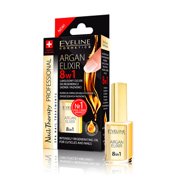 EVELINE Nega noktiju – argan elixir 8u1 | VESNA