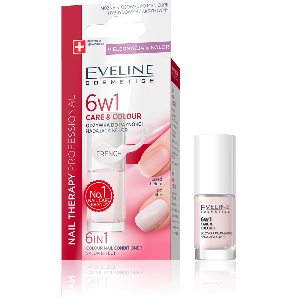 EVELINE Nail therapy 6 u 1 lak za nokte – French | VESNA.RS