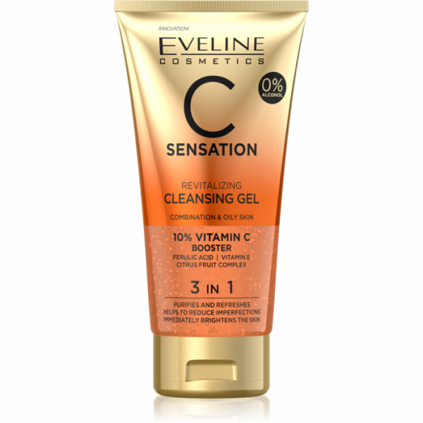 EVELINE Gel za čišćenje lica C Sensation 3–in–1, 150 ml | VESNA