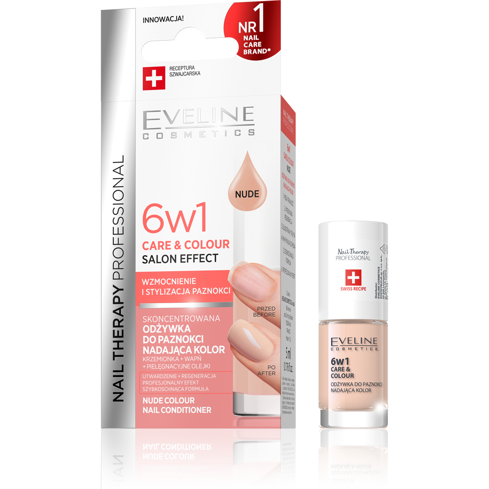 EVELINE Nail therapy 6in1 Care & Colour Nude 5ml | VESNA.RS