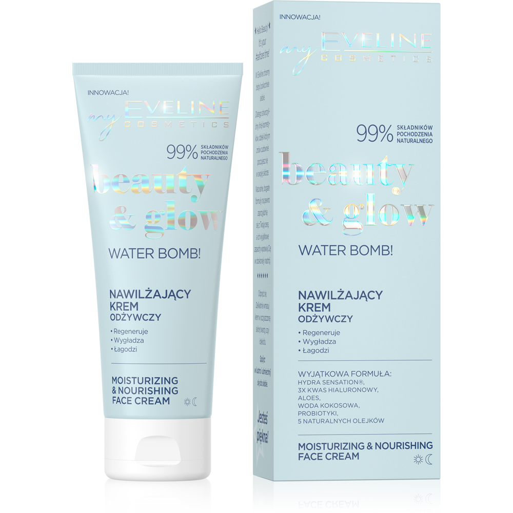 EVELINE Beauty & Glow Moisturizing and Nourishing Cream, 75 ml | VESNA.RS