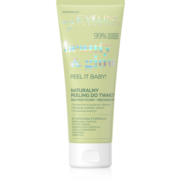 EVELINE Beauty & Glow – Enzymatic and Mechanical Face Peeling, 75 ml | VESNA