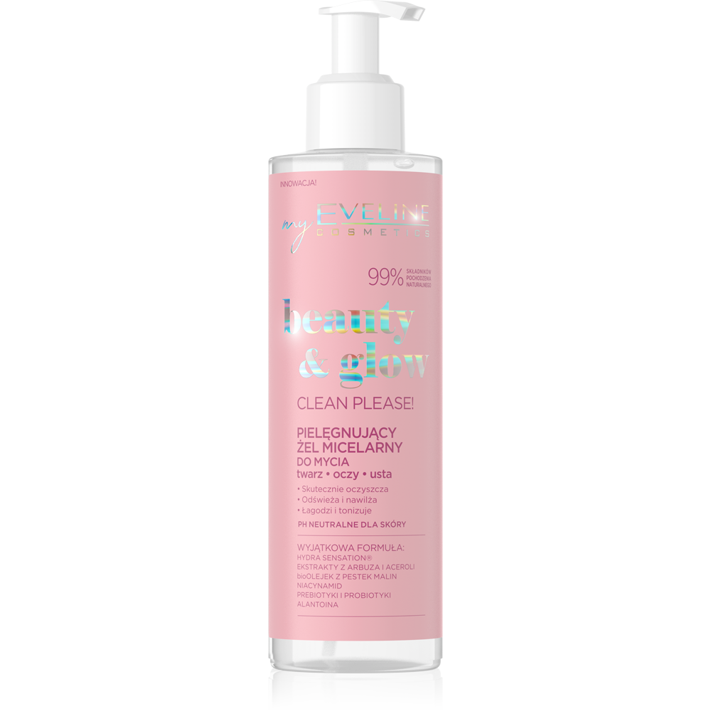 EVELINE Beauty & Glow – Gel za čišćenje lica, 200 ml | VESNA.RS
