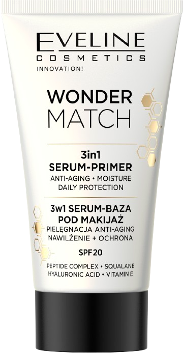 EVELINE Wonder Match 3 in1 Prajmer-Serum, 30 ml | VESNA