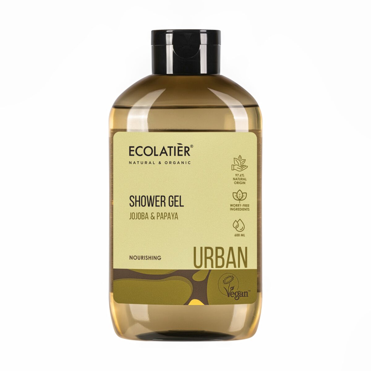 ECOLATIER URBAN Gel za tuširanje Jojoba & Papaja, 600 ml | VESNA.RS
