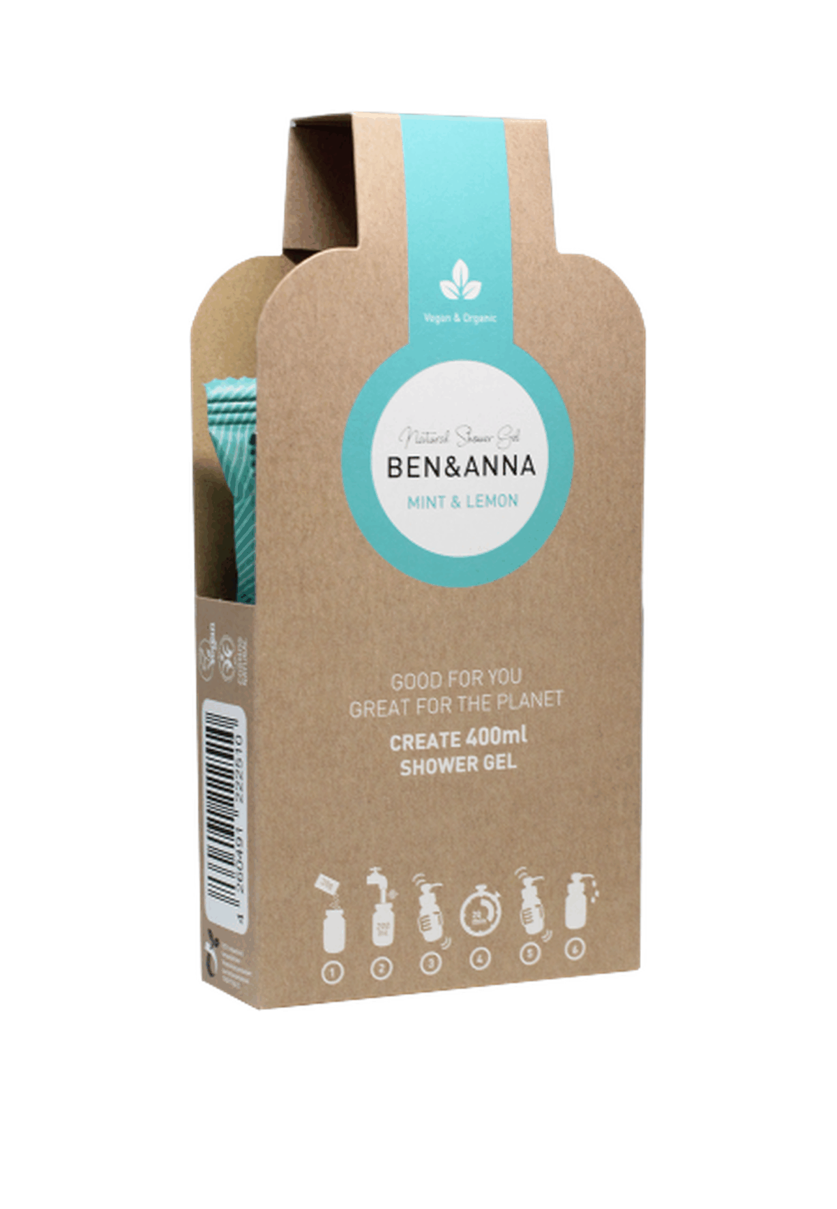 BEN & ANNA Gel za tuširanje Mint & Lemon, 2x20g | VESNA.RS