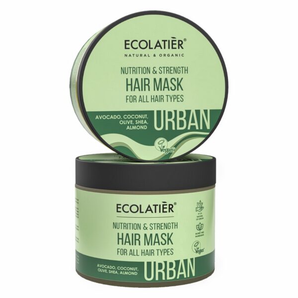 ECOLATIER URBAN Maska za ishranu i snagu kose, 380 ml | VESNA