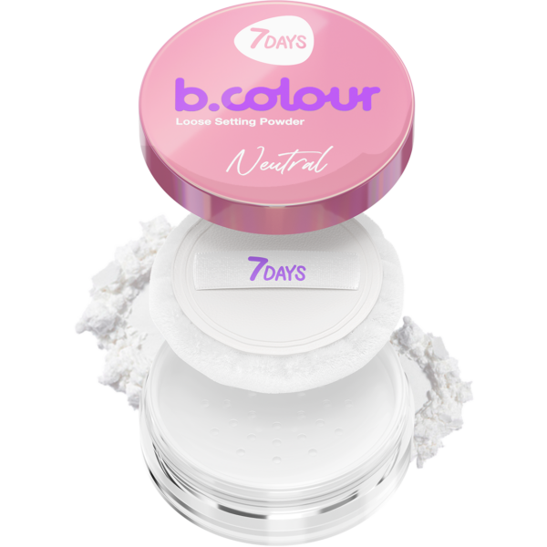 7DAYS B.COLOUR Loose setting puder u prahu / Neutralna nijansa | VESNA