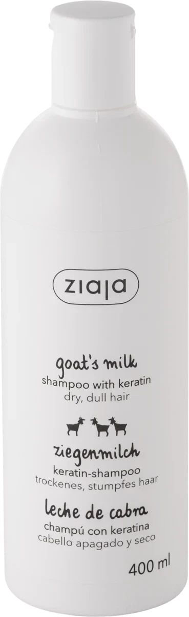 ZIAJA Goat's milk šampon za suvu i oštećenu kosu sa kozijim mlekom, 400 ml | VESNA.RS