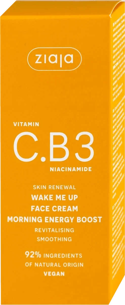 ZIAJA WAKE ME UP VITAMIN C B3 NIACINAMIDE dnevna krema za lice, 50 ml | VESNA