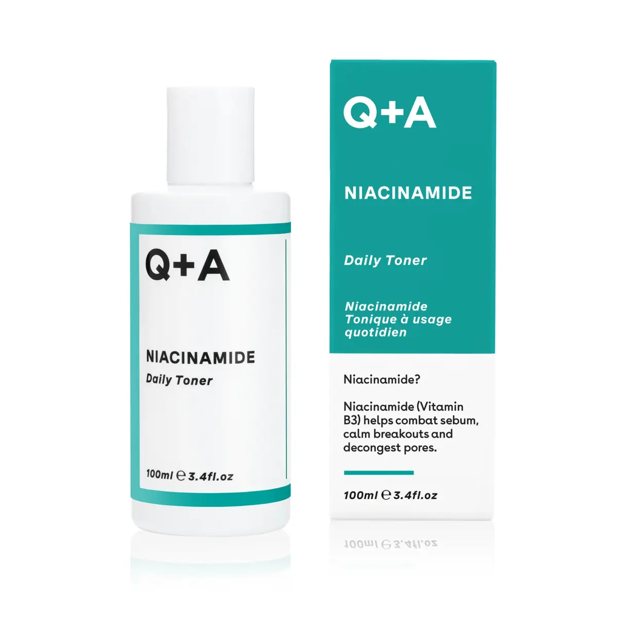 Q+A NIACINAMIDE Umirujući toner za lice, 100 ml | VESNA.RS