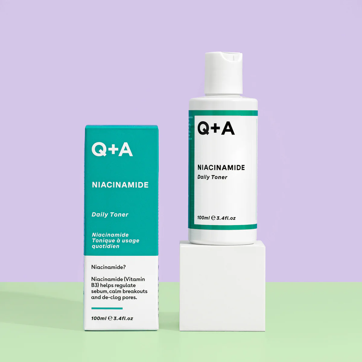 Q+A NIACINAMIDE Umirujući toner za lice, 100 ml | VESNA.RS