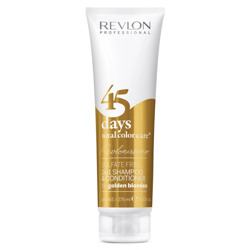 Revlon Professional Revlonissimo 45 DAYS Kolor šampon i kondicioner GOLDEN BLONDES, 275 ml | VESNA.RS
