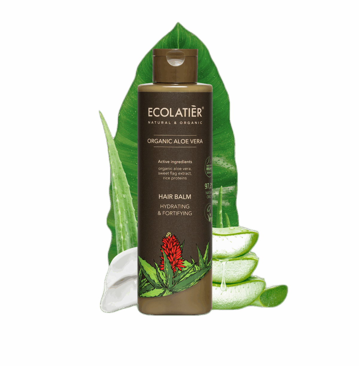 ECOLATIER Balzam za kosu Organic Aloe Vera, 250 ml | VESNA.RS