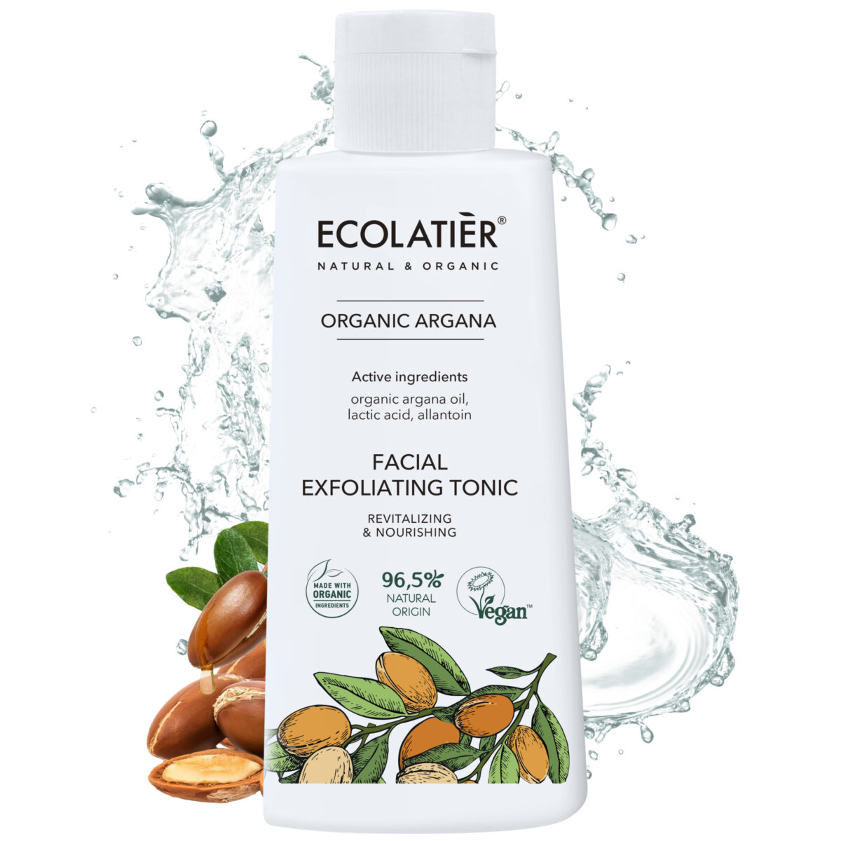 ECOLATIER Tonik eksfoliant Organic Argana, 150 ml | VESNA.RS