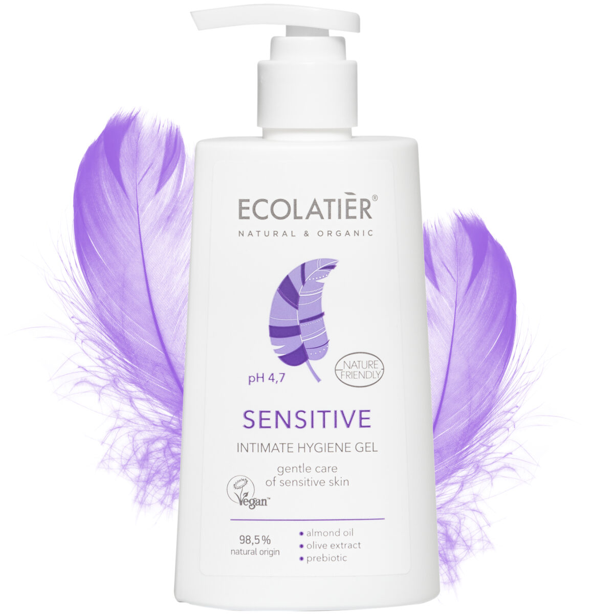 ECOLATIER INTIMATE CARE Gel za intimnu higijenu Za osetljivu negu, 250 ml | VESNA.RS