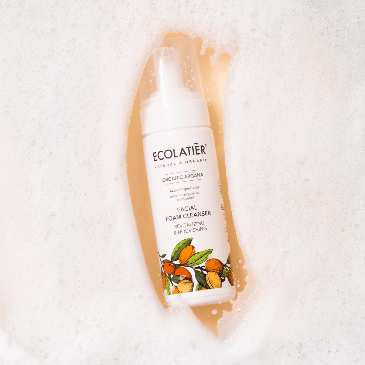 ECOLATIER Pena za čišćenje lica Organic Argana, 150 ml | VESNA.RS